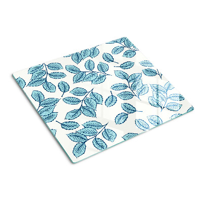 Tábua para cozinha Folhas em tons de azul