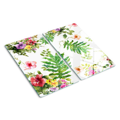 Tábua para cozinha Padrão floral com folhas