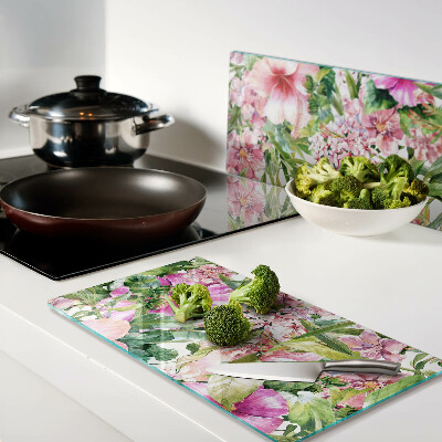 Tábua para cozinha Padrão floral tropical