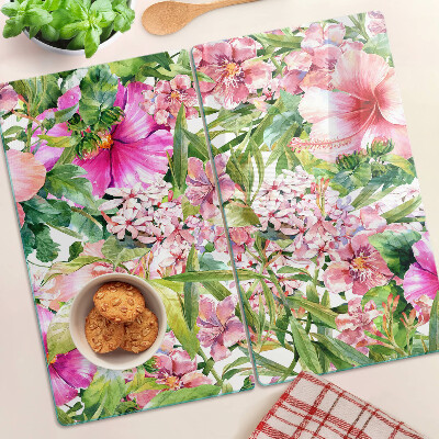 Tábua para cozinha Padrão floral tropical