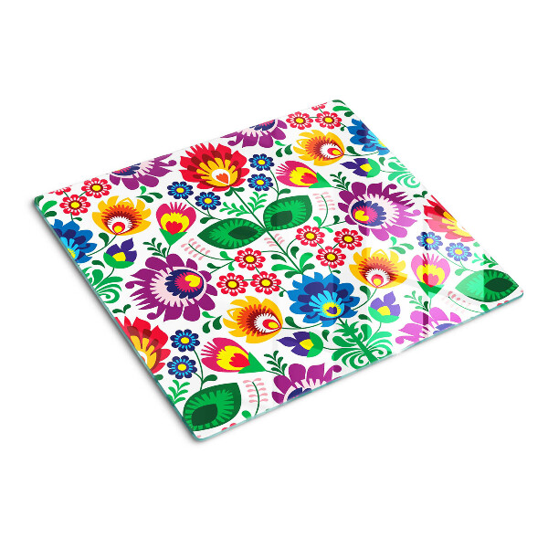 Tábua para cozinha Padrão floral folclórico