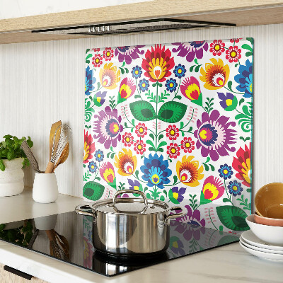 Tábua para cozinha Padrão floral folclórico