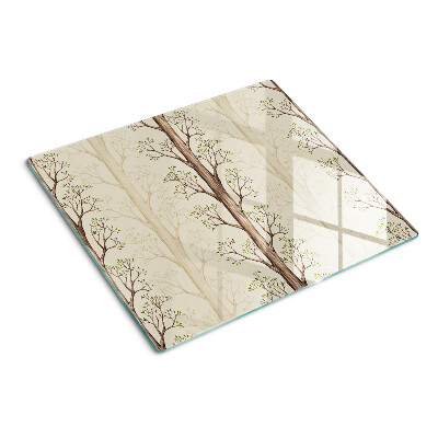 Tábua para cozinha Galhos de árvores com padrão de folhas