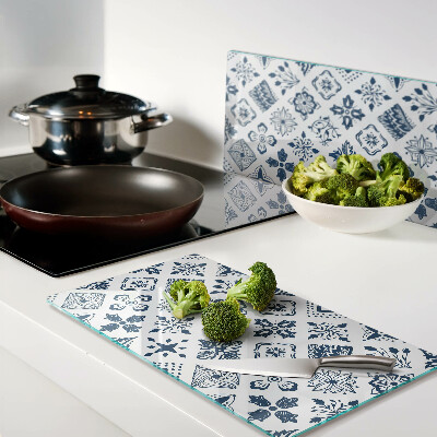 Tábua para corte Motivo floral em estilo folclórico