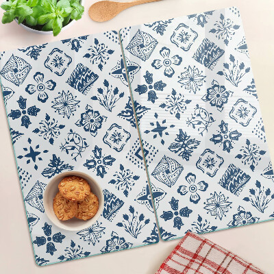 Tábua para corte Motivo floral em estilo folclórico