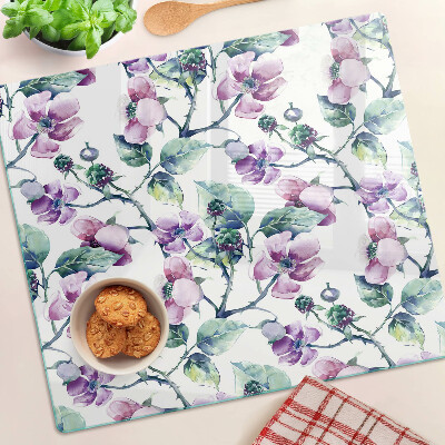 Tábua para cozinha Padrão floral de magnólia