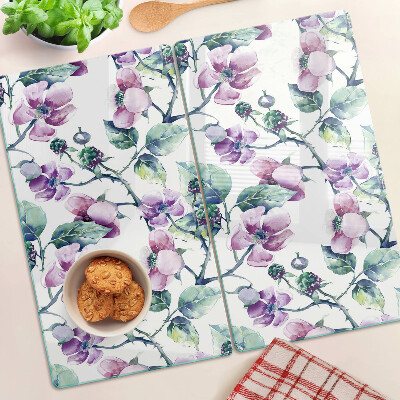 Tábua para cozinha Padrão floral de magnólia