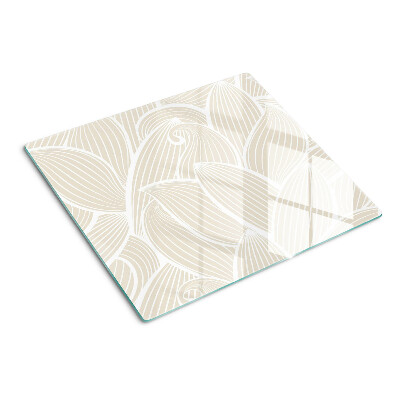 Tábua para cozinha Folhas em um padrão delicado