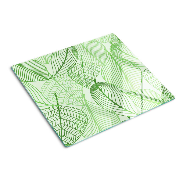 Tábua para cozinha Folhas em tons de verde