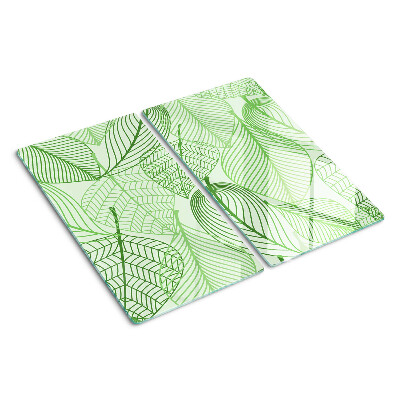 Tábua para cozinha Folhas em tons de verde