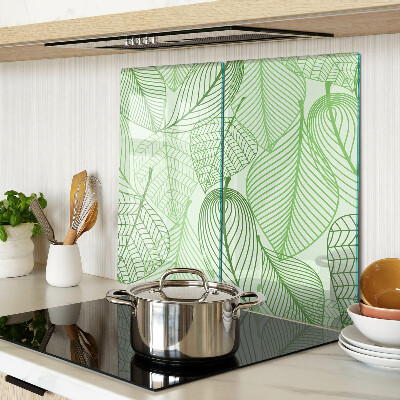 Tábua para cozinha Folhas em tons de verde