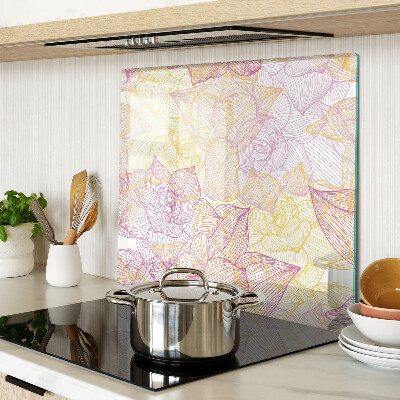 Tábua para corte Padrão floral em cores pastel