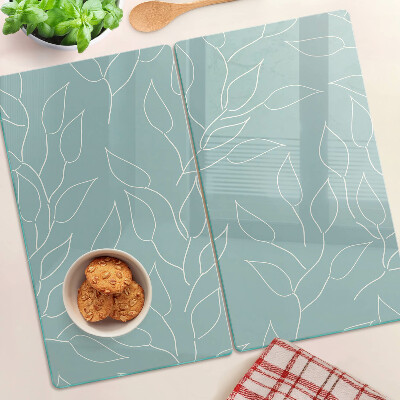 Tábua para cozinha Folhas no fundo