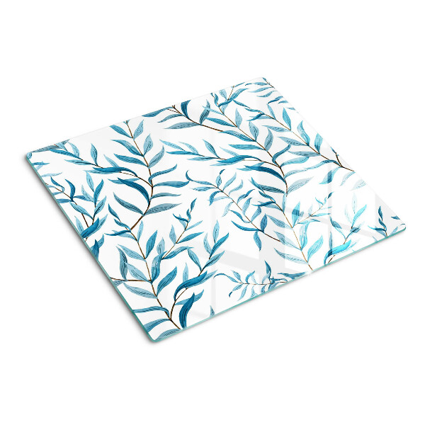 Tábua para cozinha Folhas em tons de azul