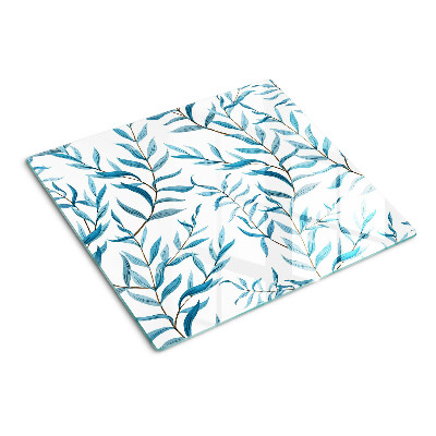 Tábua para cozinha Folhas em tons de azul