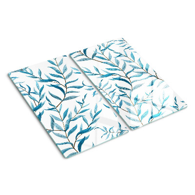 Tábua para cozinha Folhas em tons de azul