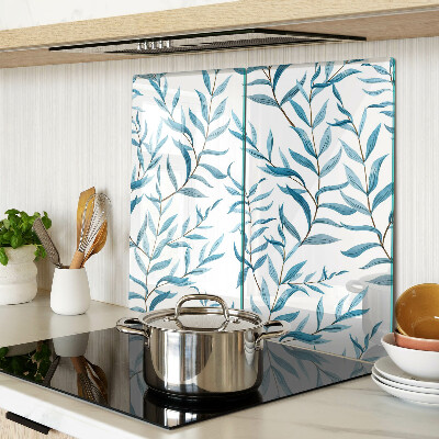 Tábua para cozinha Folhas em tons de azul