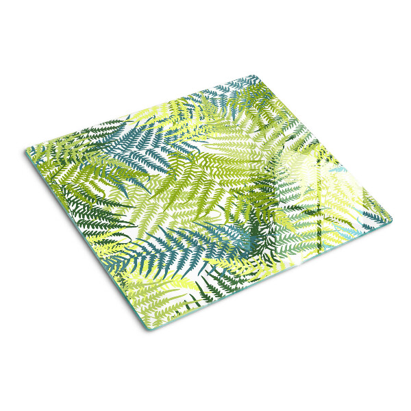 Tábua para corte Folhas de samambaia em diferentes tons