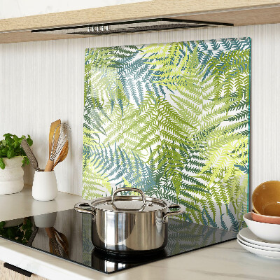 Tábua para corte Folhas de samambaia em diferentes tons