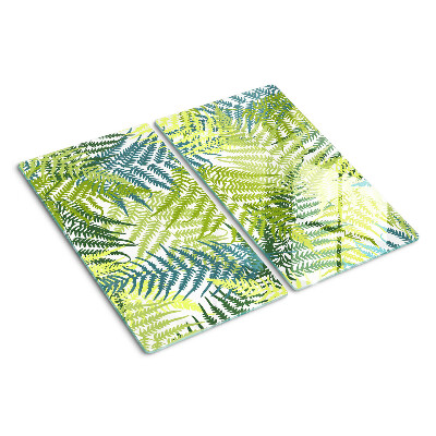 Tábua para corte Folhas de samambaia em diferentes tons