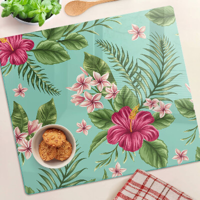 Tábua para cozinha Padrão floral tropical