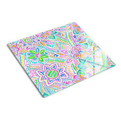 Tábua para cozinha Padrão floral em estilo boho