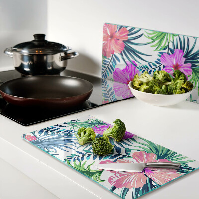 Tábua para corte Motivo floral tropical