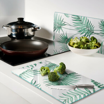 Tábua para corte Folhas de palmeira