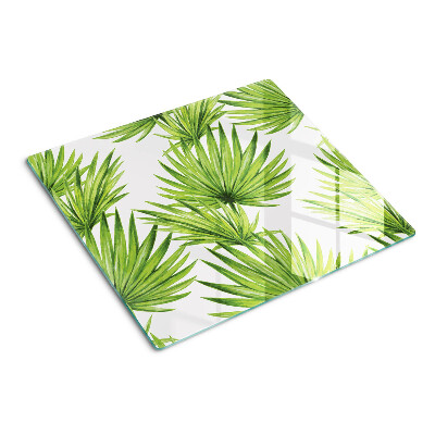 Tábua para cozinha Folhas de palmeira em tons de verde