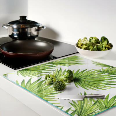 Tábua para cozinha Folhas de palmeira em tons de verde