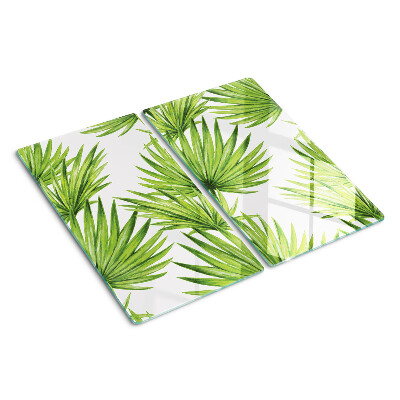 Tábua para cozinha Folhas de palmeira em tons de verde