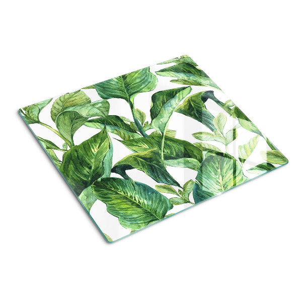 Tábua para corte Folhas de plantas tropicais