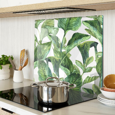 Tábua para corte Folhas de plantas tropicais