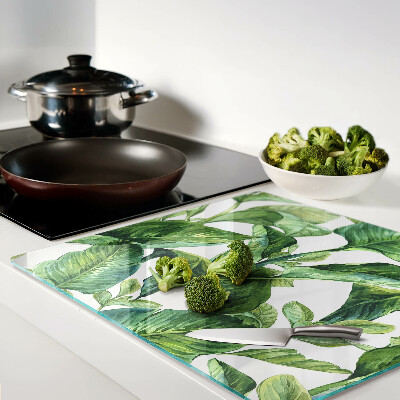 Tábua para corte Folhas de plantas tropicais