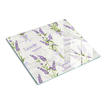 Tábua para corte Inscrições em lavanda e provençal