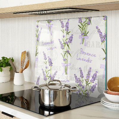 Tábua para corte Inscrições em lavanda e provençal