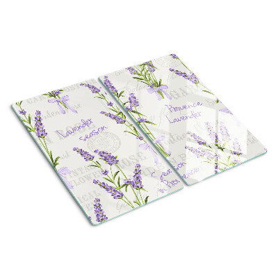 Tábua para corte Inscrições em lavanda e provençal