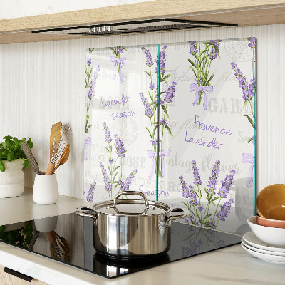 Tábua para corte Inscrições em lavanda e provençal