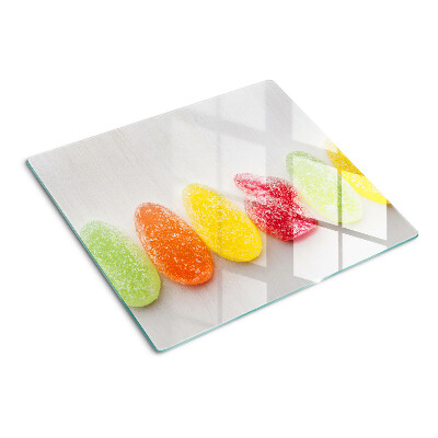 Tábua para cozinha Doces nas cores do arco-íris