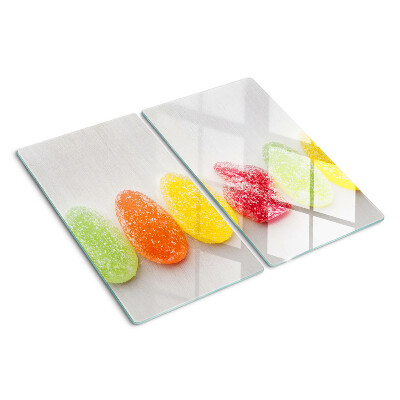 Tábua para cozinha Doces nas cores do arco-íris