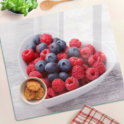 Tábua para corte Frutas em formato de coração