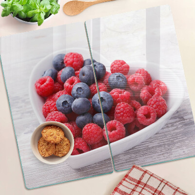 Tábua para corte Frutas em formato de coração