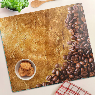 Tábua para corte Padrão de café e couro