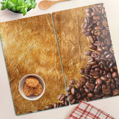 Tábua para corte Padrão de café e couro