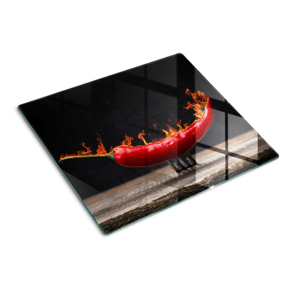 Tábua para cozinha Fogo e pimenta