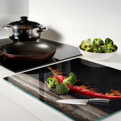 Tábua para cozinha Fogo e pimenta