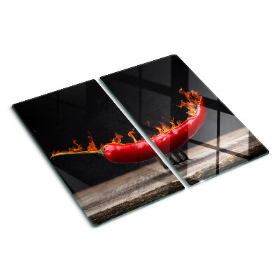 Tábua para cozinha Fogo e pimenta