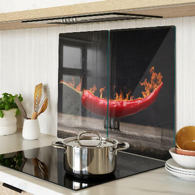 Tábua para cozinha Fogo e pimenta