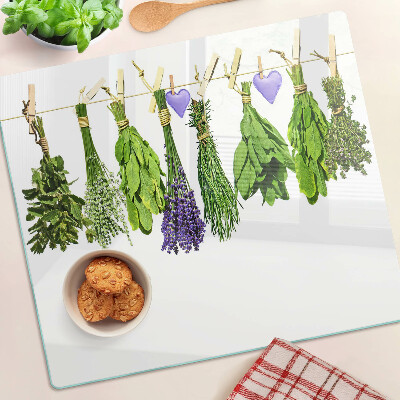 Tábua para cozinha Ervas em uma corda