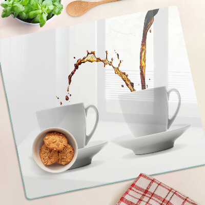 Tábua para corte Café em xícaras